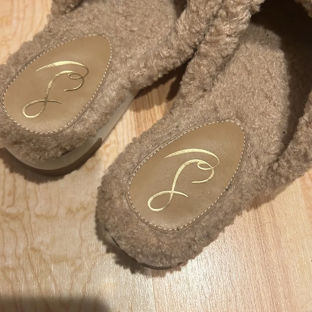 Sam Edelman Shearling Sandals - Picture 2 of 5